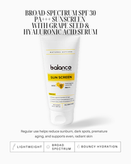 Balance Skin Science Glow & Sun Defence Skincare Hamper | Radiance Cream + SPF 30 + SPF 50 | Unisex Skincare Gift Box for All Skin Types