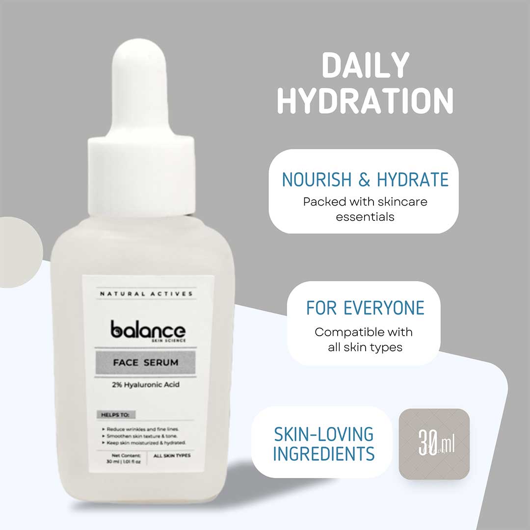 Skin Balance Science Balance Skin Science 2% Hyaluronic Acid Face Serum