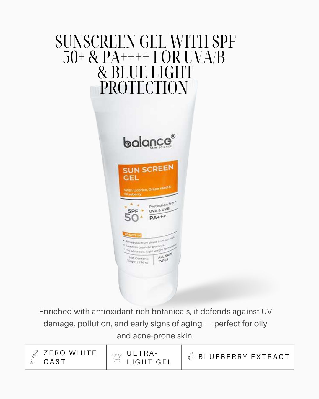 Skin Balance Science Balance Skin Science Glow & Sun Defence Skincare Hamper | Radiance Cre