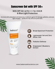 Balance Skin Science Glow & Protect Skincare Gift Hamper | Vitamin C Face Wash + Radiance Cream + Moisturizer + SPF 50 Sunscreen | Unisex Daily Skincare Set for All Skin Types