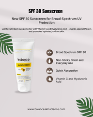 Balance Skin Science Complete Daily Glow Skincare Hamper | Vitamin C Face Wash + Radiance Cream + Moisturizer + SPF 30 | Unisex Skincare Gift Box for All Skin Types