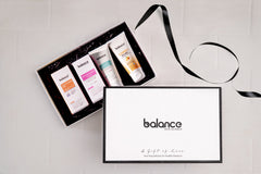Balance Skin Science Glow & Protect Skincare Gift Hamper | Vitamin C Face Wash + Radiance Cream + Moisturizer + SPF 50 Sunscreen | Unisex Daily Skincare Set for All Skin Types