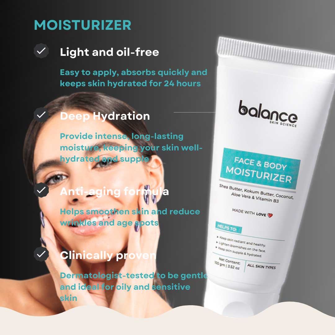 Skin Balance Science Balance Skin Science Face & Body Moisturiser: Nourishing Elegance with ...