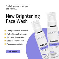 Clear Skin Duo - Smoothening Face wash and Face cream balance skin science