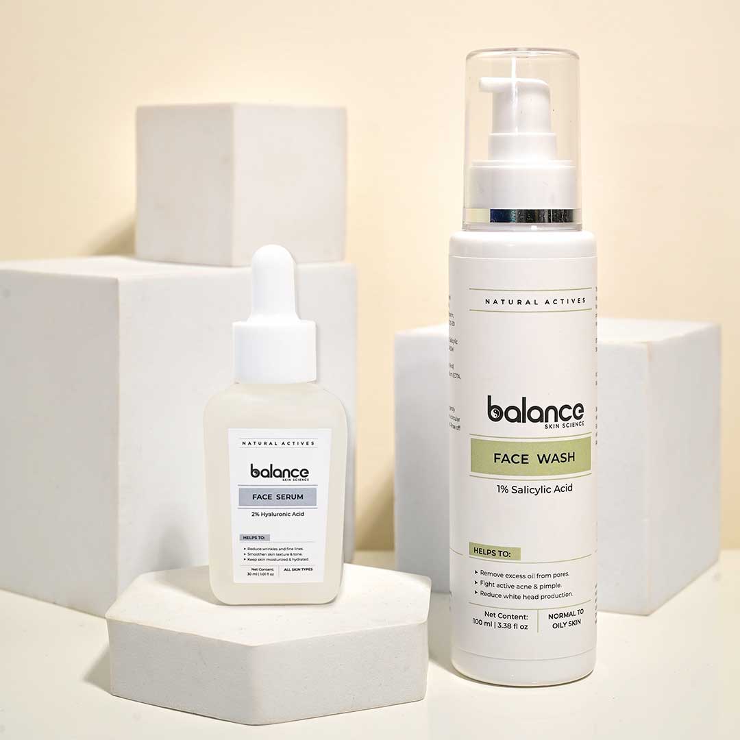 Clear & Plump Duo - Salicylic-Hyaluronic Radiance Boost balance skin science