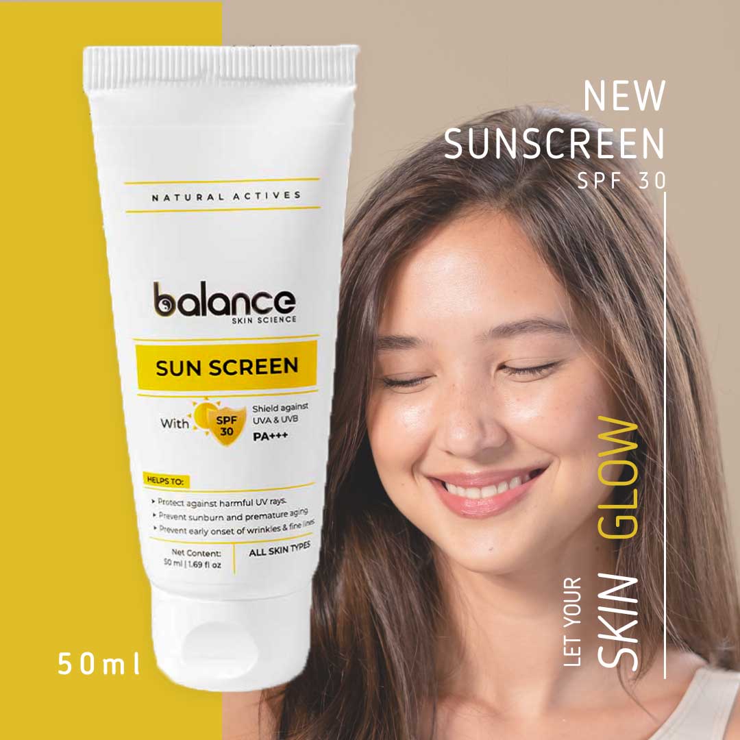 Protective Shield: SPF 30 Sunscreen for Broad-Spectrum UV Protection Balance Skin Science